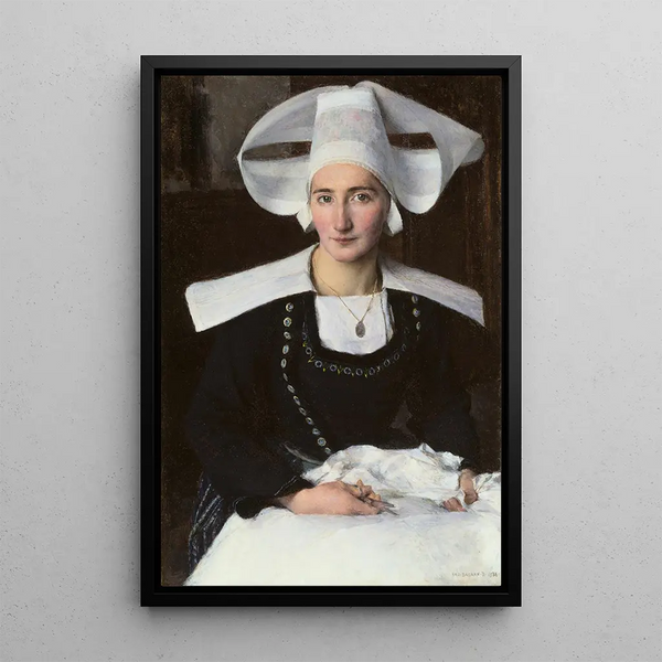 Femme de Bretagne - Pascal-Adolphe-Jean Dagnan-Bouveret — quadro incorniciato alla parete