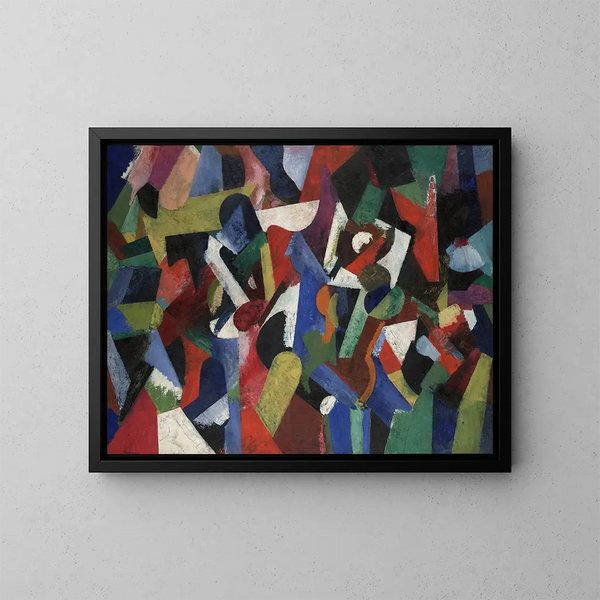 Composition V - Patrick Henry Bruce | Reproduction — quadro incorniciato alla parete