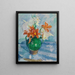 Nature morte floreale - Patrick Henry Bruce — quadro incorniciato alla parete