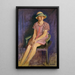 Portrait de Biddy Campbell fille du 2e Lord Glenavy - Patrick Joseph Tuohy — quadro incorniciato alla parete