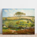Riproduzione del dipinto Pascolo vicino a Cherbourg (Normandia) - Jean-François Millet