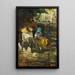 Due lavandaie - Paul-Camille Guigou — quadro incorniciato alla parete