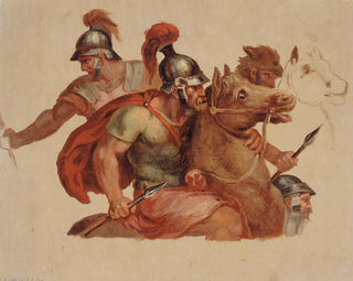 PaulJacquesAim Baudry - tudes de cavaliers antiques daprs Charles Le Brun.webp
