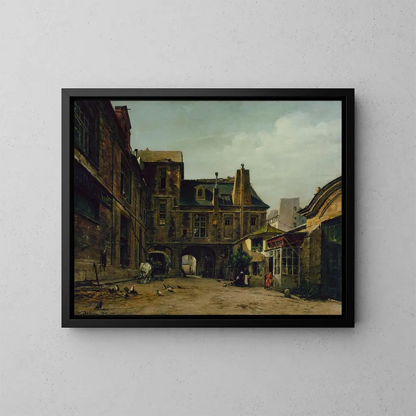 L'hôtel de La Vieuville - Paul-Joseph-Victor Dargaud — quadro incorniciato alla parete