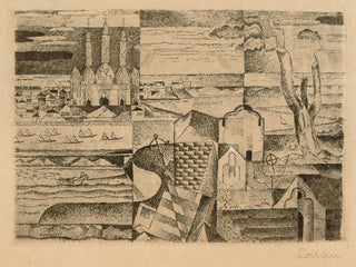 Paul Adolf Seehaus - Russische Stadt Radierung.webp