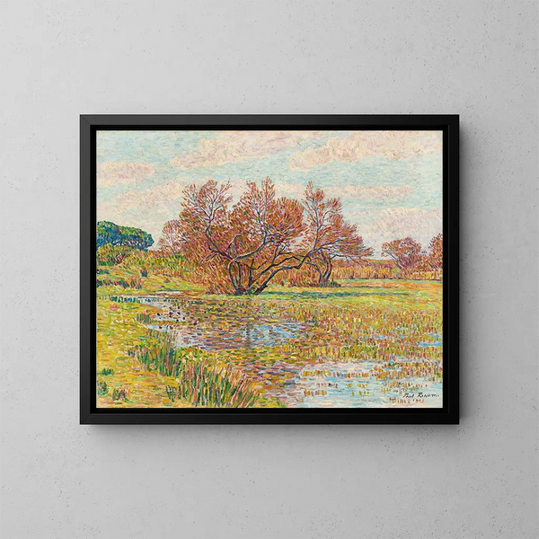Paesaggio ad Arles - Paul Baum — quadro incorniciato alla parete