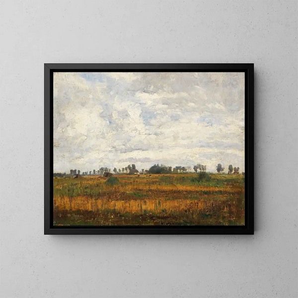 Paesaggio di torbiere vicino a Dachau - Paul Baum — quadro incorniciato alla parete