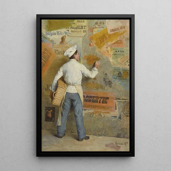 Jeune boulanger exprimant ses opinions politiques - Paul Charles Chocarne-Moreau — quadro incorniciato alla parete