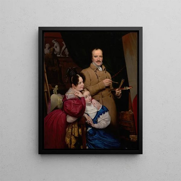 Paul ClaudeMichel Carpentier - SelfPortrait with Family in the Artists Studio.webp