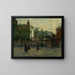 Empire di sera, parco di New York - Paul Cornoyer — quadro incorniciato alla parete