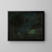 Luna sull'isola del Principe Edoardo - Paul Cornoyer — quadro incorniciato alla parete