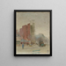 Scène di strada - Paul Cornoyer — quadro incorniciato alla parete