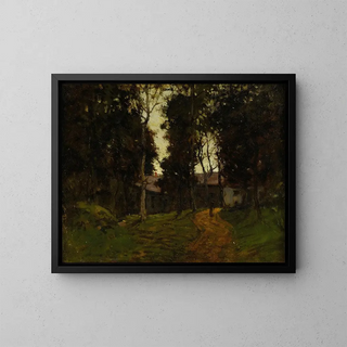 L'Ancien Auberge - Paul Cornoyer — quadro incorniciato alla parete