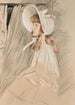Fillette regardant vers le haut - Paul César Helleu — vista dell’opera