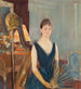 Harpiste seduta con un ventaglio - Paul César Helleu — vista dell’opera