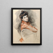 Ritratto di Elisabeth Van Beema - Paul César Helleu — quadro incorniciato alla parete