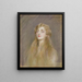 Ritratto di Mlle Blanche de Pas - Paul César Helleu — quadro incorniciato alla parete
