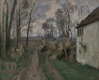 Un sentiero di paese vicino ad Auvers - Paul Cézanne — vista dell’opera