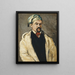 Antoine Dominique Sauveur Aubert nato nel 1817, lo zio dell'artista - Paul Cézanne — quadro incorniciato alla parete