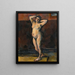 Donna nuda in piedi - Paul Cézanne — quadro incorniciato alla parete
