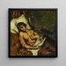 Donna che allatta il suo bambino - Paul Cézanne — quadro incorniciato alla parete