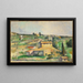 Champs à Bellevue - Paul Cézanne — quadro incorniciato alla parete