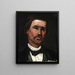 Tête d'homme - Paul Cézanne — quadro incorniciato alla parete