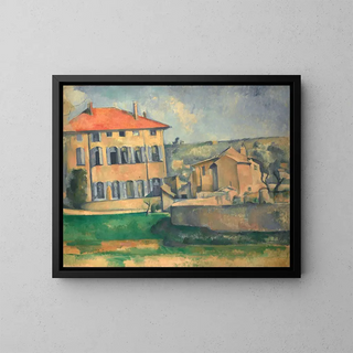 Maison à Aix - Paul Cézanne — quadro incorniciato alla parete