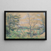 Nella valle dell'Oise - Paul Cézanne — quadro incorniciato alla parete