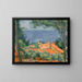 L'Estaque aux toits rouges - Paul Cézanne — quadro incorniciato alla parete