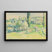 La côte du Jallais, Pontoise - Paul Cézanne — quadro incorniciato alla parete