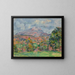 La Montagne Sainte-Victoire - Paul Cézanne — quadro incorniciato alla parete