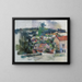 Paesaggio - Paul Cézanne — quadro incorniciato alla parete