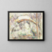 Il Ponte dei Tre Salti - Paul Cézanne — quadro incorniciato alla parete