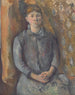 Madame Cézanne - Paul Cézanne — vista dell’opera