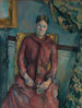Madame Cézanne Hortense Fiquet 1850-1922 in abito rosso - Paul Cézanne — vista dell’opera