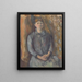 Madame Cézanne - Paul Cézanne — quadro incorniciato alla parete