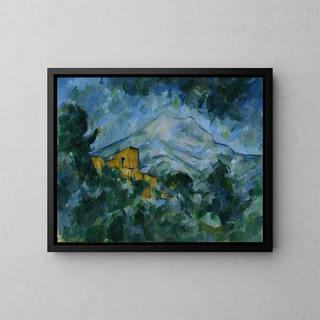 Mont Sainte-Victoire e Château Noir - Paul Cézanne — quadro incorniciato alla parete