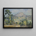 Montagne Sainte-Victoire - Paul Cézanne — quadro incorniciato alla parete