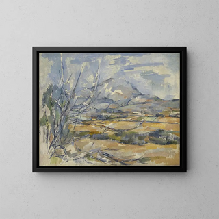 Montagne Sainte-Victoire - Paul Cézanne — quadro incorniciato alla parete