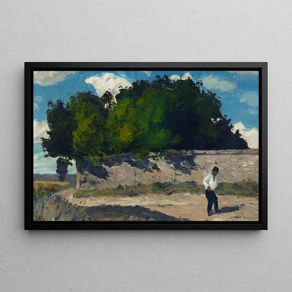 Paul Czanne - Mur de jardin.webp