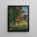 Paesaggio - Paul Cézanne — quadro incorniciato alla parete