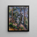 Pins et rochers - Paul Cézanne — quadro incorniciato alla parete