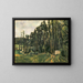 I pioppi - Paul Cézanne — quadro incorniciato alla parete