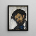 Ritratto di Antoine Fortuné Marion - Paul Cézanne — quadro incorniciato alla parete