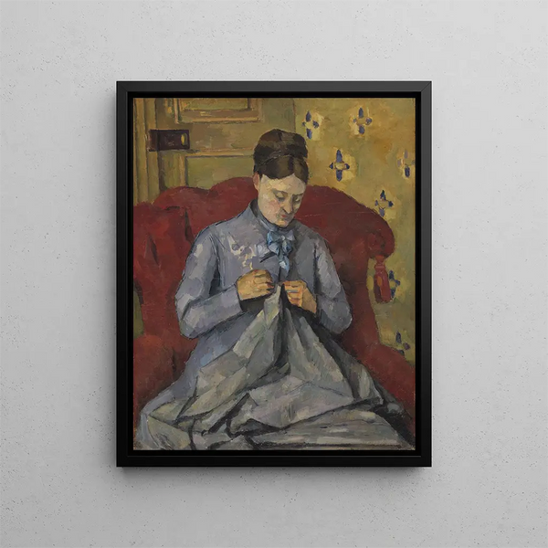 Paul Czanne - Portrait of the Artists Wife.webp