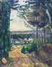 Strada che conduce al lago - Paul Cézanne — vista dell’opera