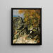 Rochers dans la forêt Fontainebleau - Paul Cézanne — quadro incorniciato alla parete