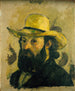 Autoritratto con cappello di paglia - Paul Cézanne — vista dell’opera