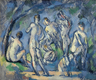 Sept bagnanti - Paul Cézanne — vista dell’opera